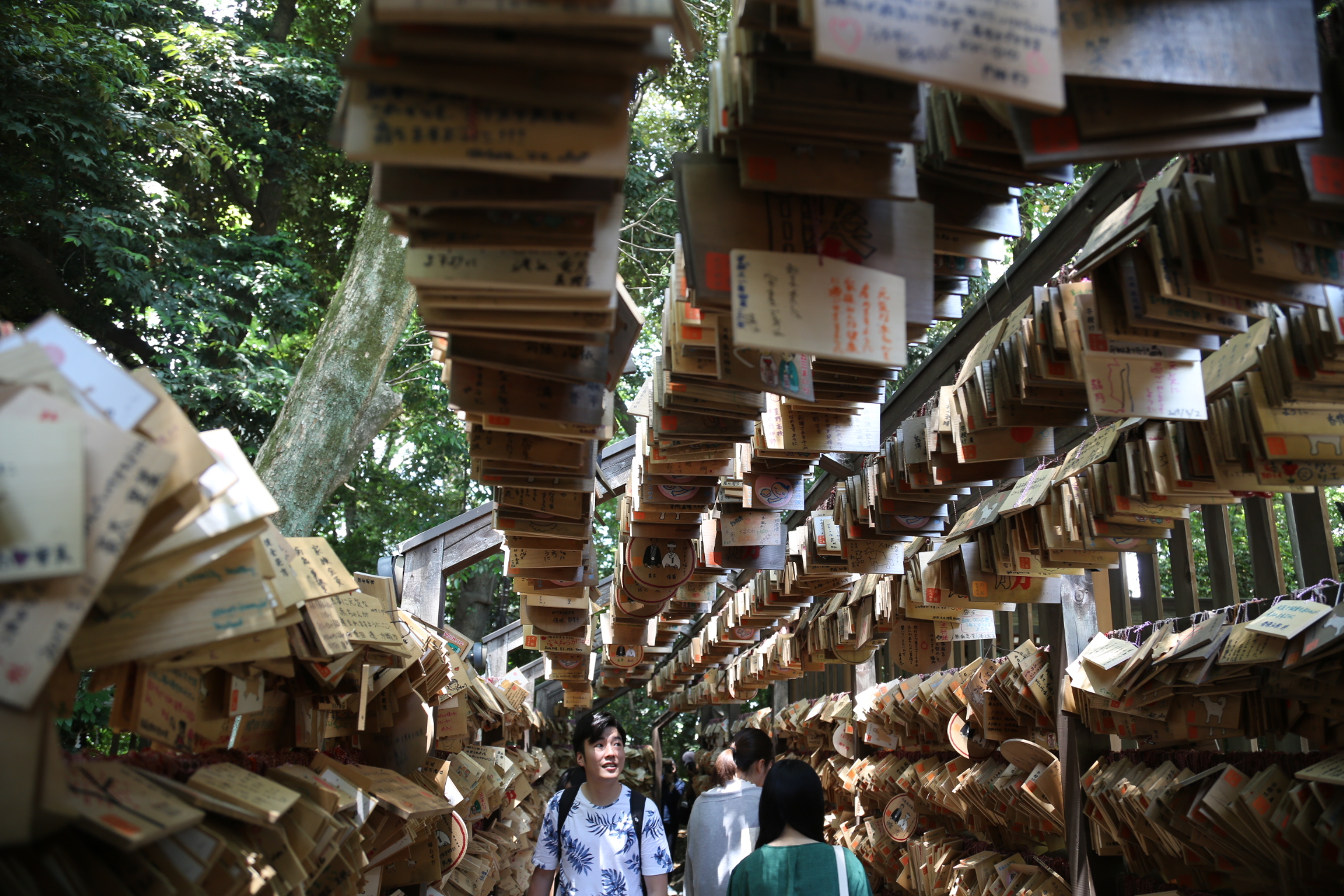 “Hikawa Shrine in Kawagoe is one of many shrines that is dedicated to love and marriage. Many Japanese visit in the name of finding fruitful love or to pray for a healthy marriage. Marriage is often referred to as a union of love between two people. An eternal love for one another, unlike the love for family or things, love takes different meanings depending on what you give it. In Japanese, love has meaning in not one but 3 ways: すき(suki) similar to like, だいすき(daisuki) similar to love, and あいしてる(aishiteru) an intense or eternal love. At the time I couldn't read much but the sheer volume of prayer placards hoping for love left enough of an impression on me.”